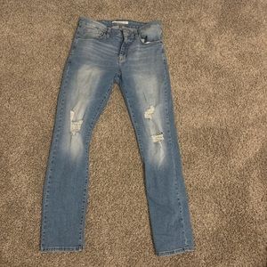 Unisex Edgar + Ash 32x32 Slim Fit Distressed Jeans